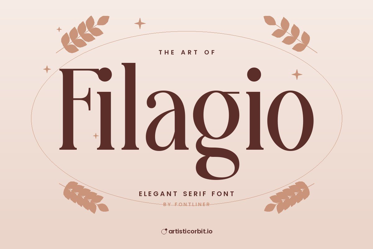 Filagio font preview