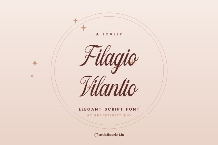 Filagio Vilantio font preview