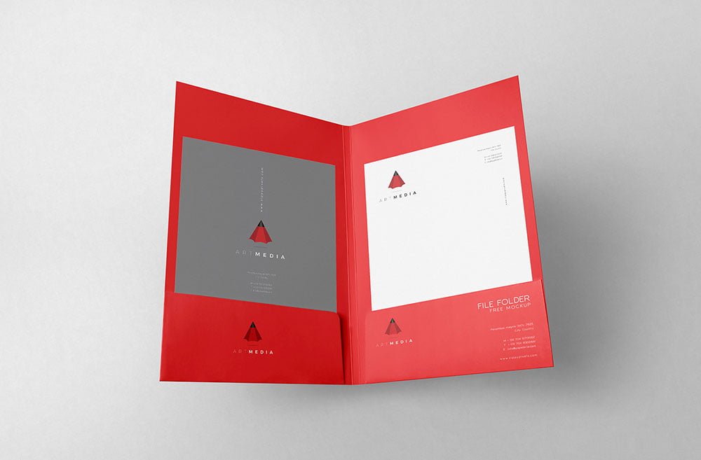 File Folder Mockup