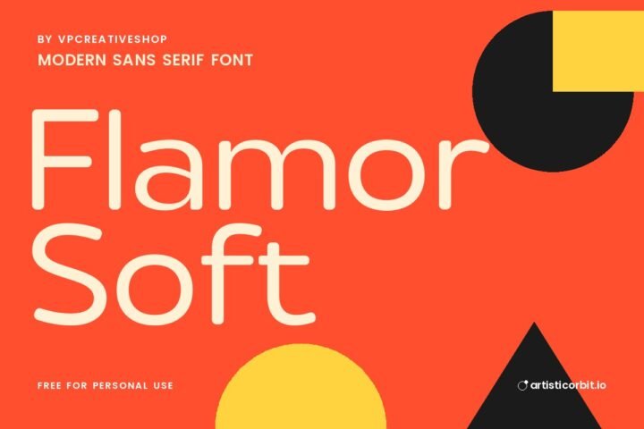 Flamor Soft font preview