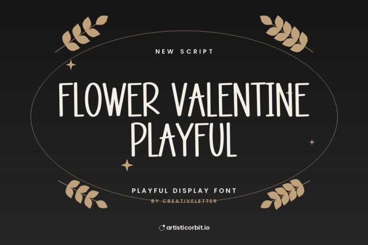 Flower Valentine Playful font preview