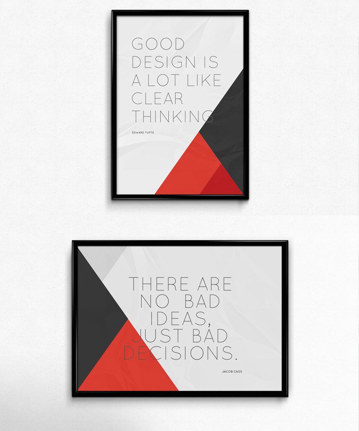 Flyer Poster Frame Mockup