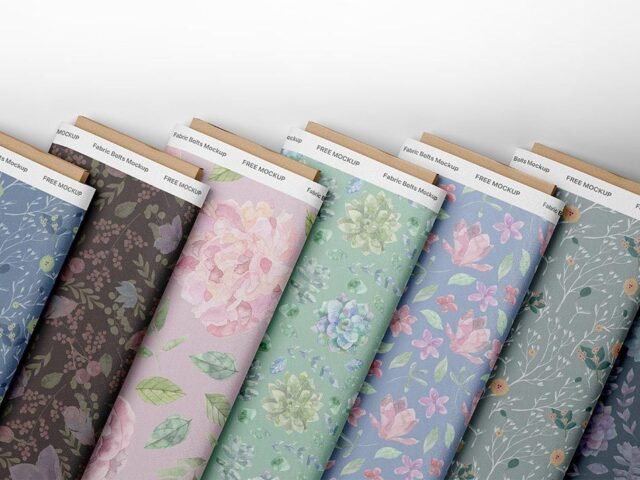Folded Fabric Mockup