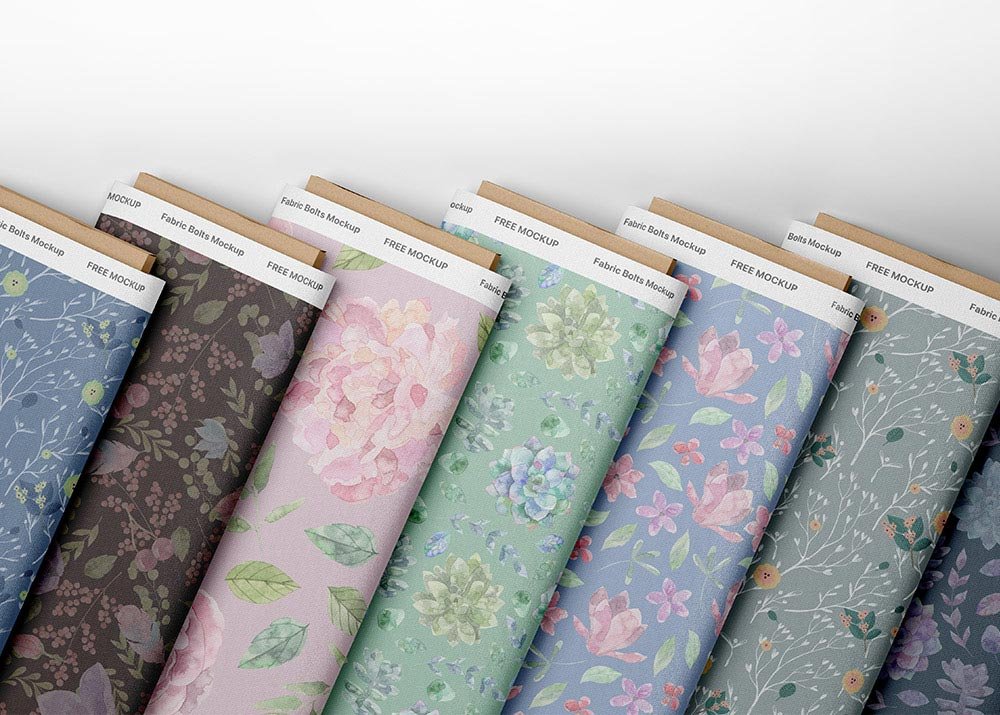 Folded Fabric Mockup
