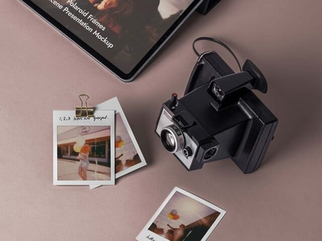 Frame Polaroid Mockup
