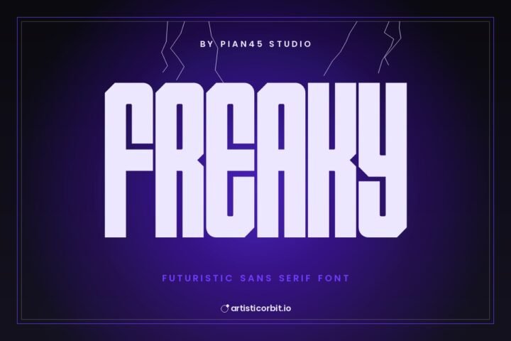 Freaky font preview
