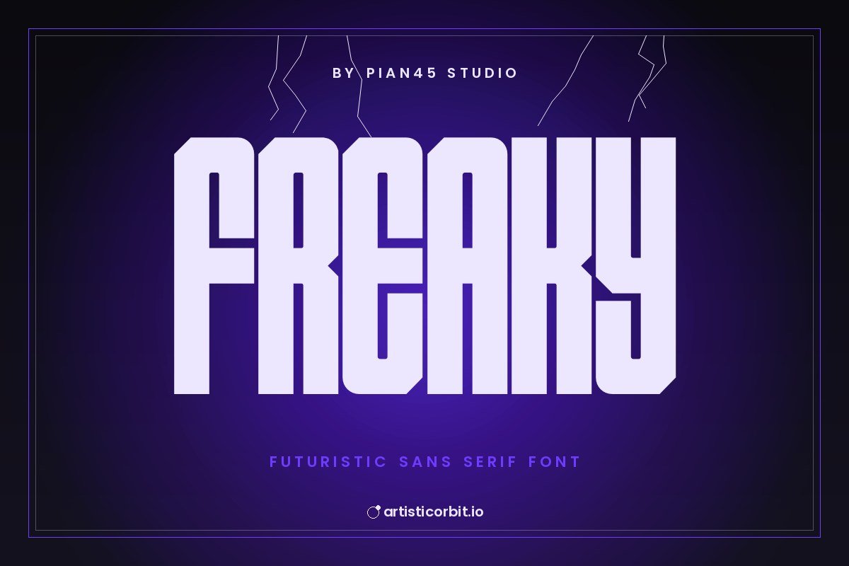 Freaky font preview