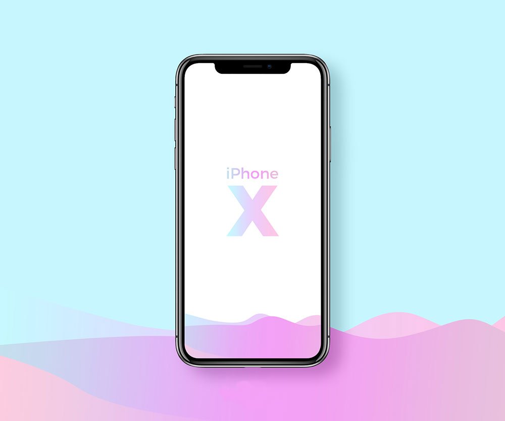 Front Screen iPhone X Mockup