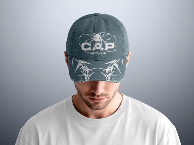 Front View Cap Mockup