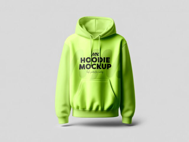 Full Sleeves Hoodie Mockup PSD