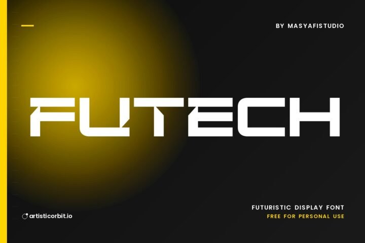 Futech font preview
