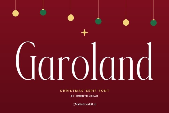 Garoland font preview