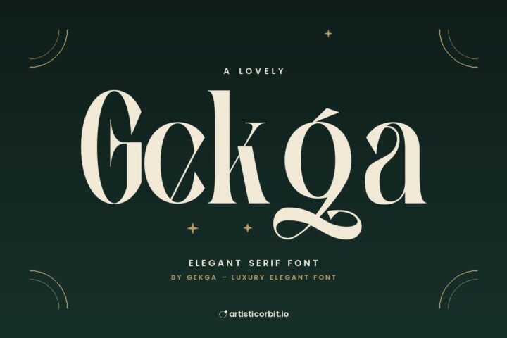 Gekga font preview