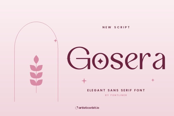 Gosera font preview