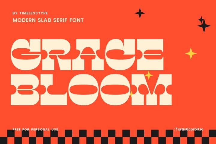Grace Bloom font preview