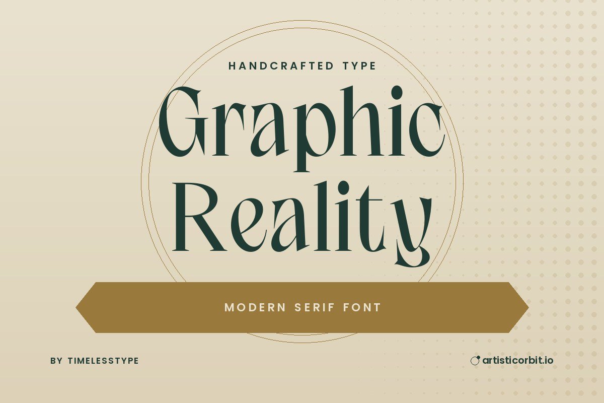 Graphic Reality font preview