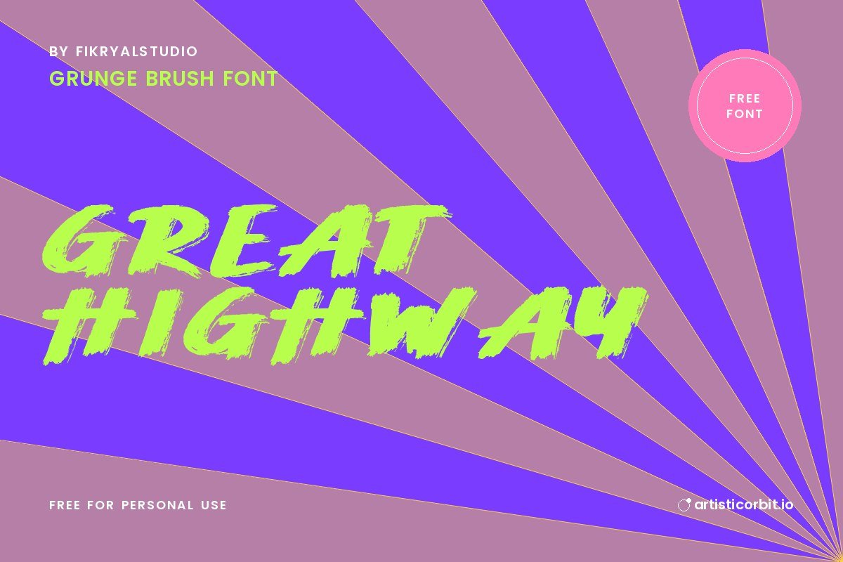 Great Highway font preview