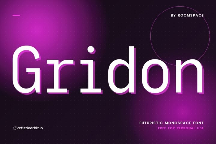 Gridon font preview