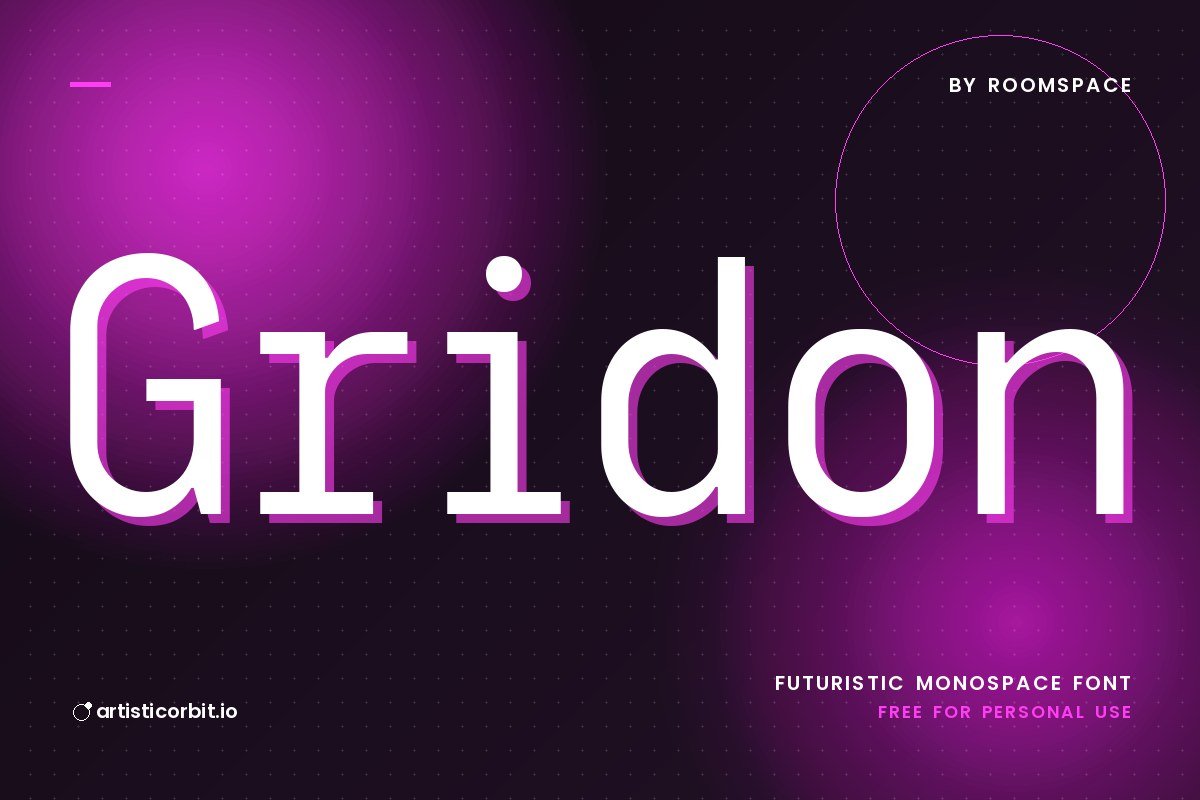 Gridon font preview