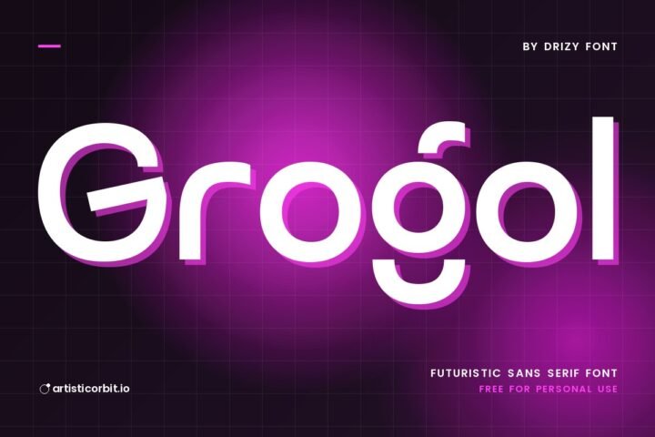 Grogol font preview