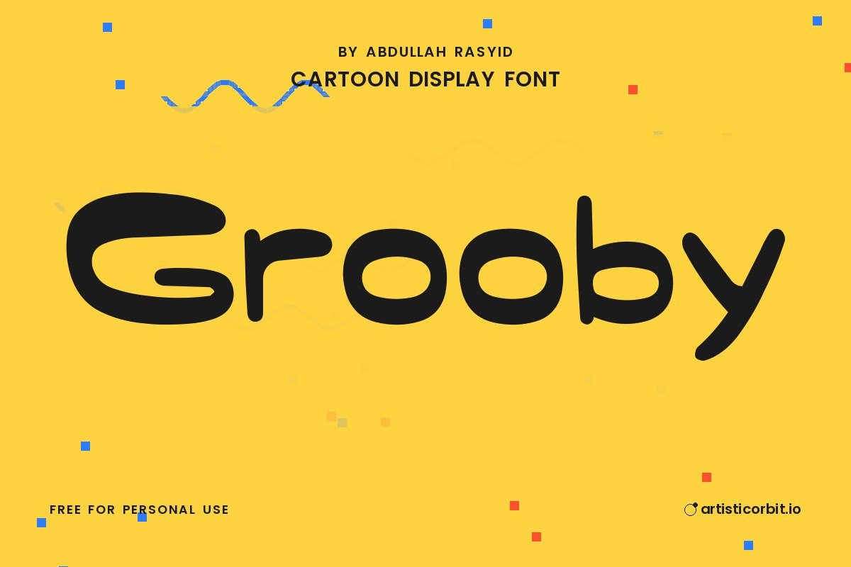 Grooby font preview