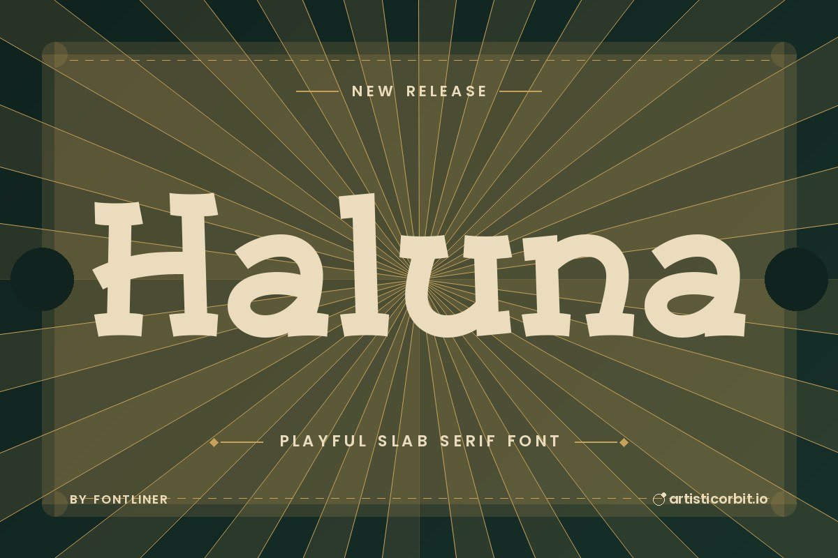 Haluna font preview