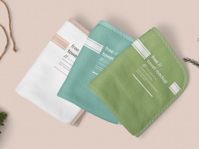 Hand Towel Mockup