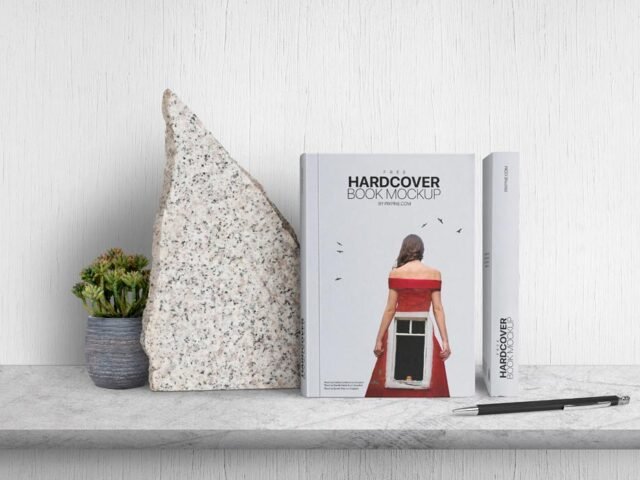 Hard Cover Book Mockup