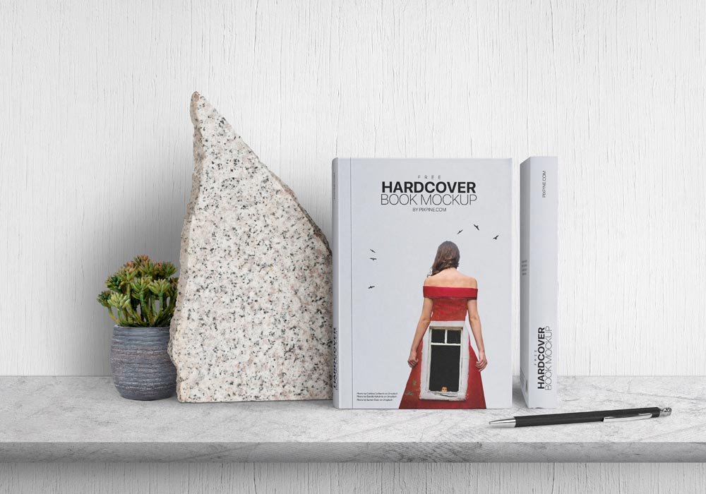 Hard Cover Book Mockup