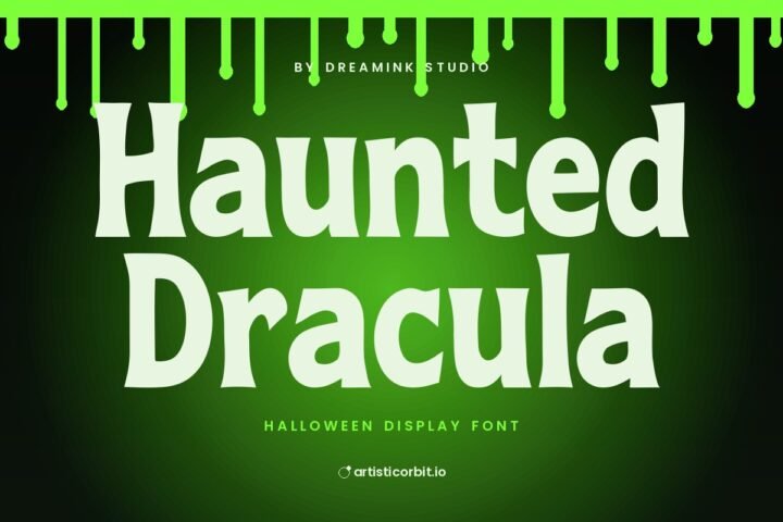 Haunted Dracula font preview