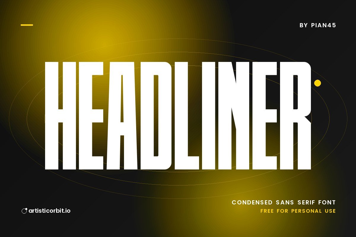 Headliner font preview