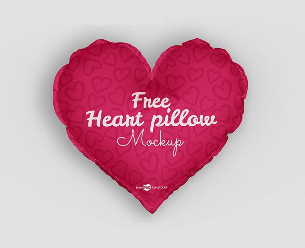 Heart Pillow Mockup