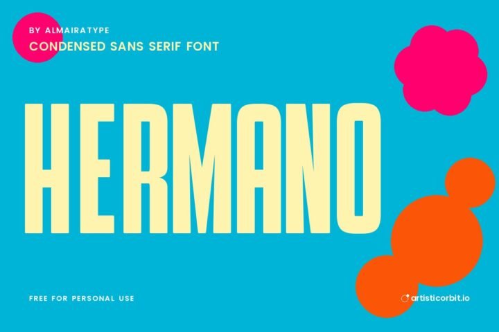 Hermano font preview