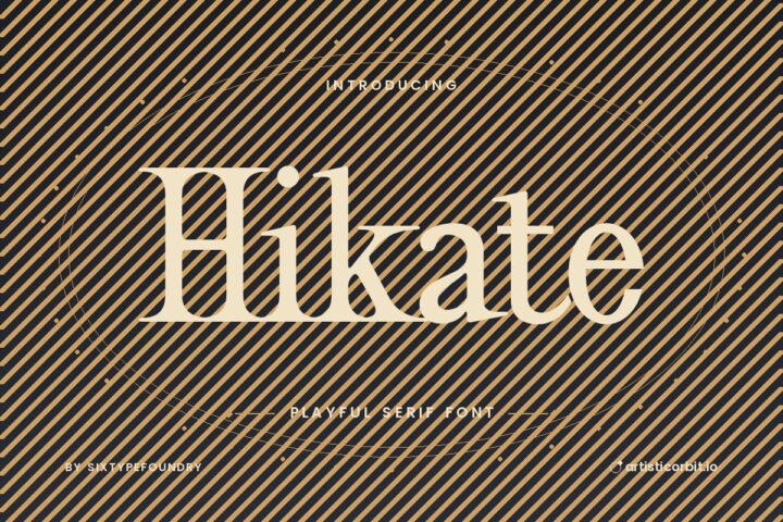 Hikate font preview