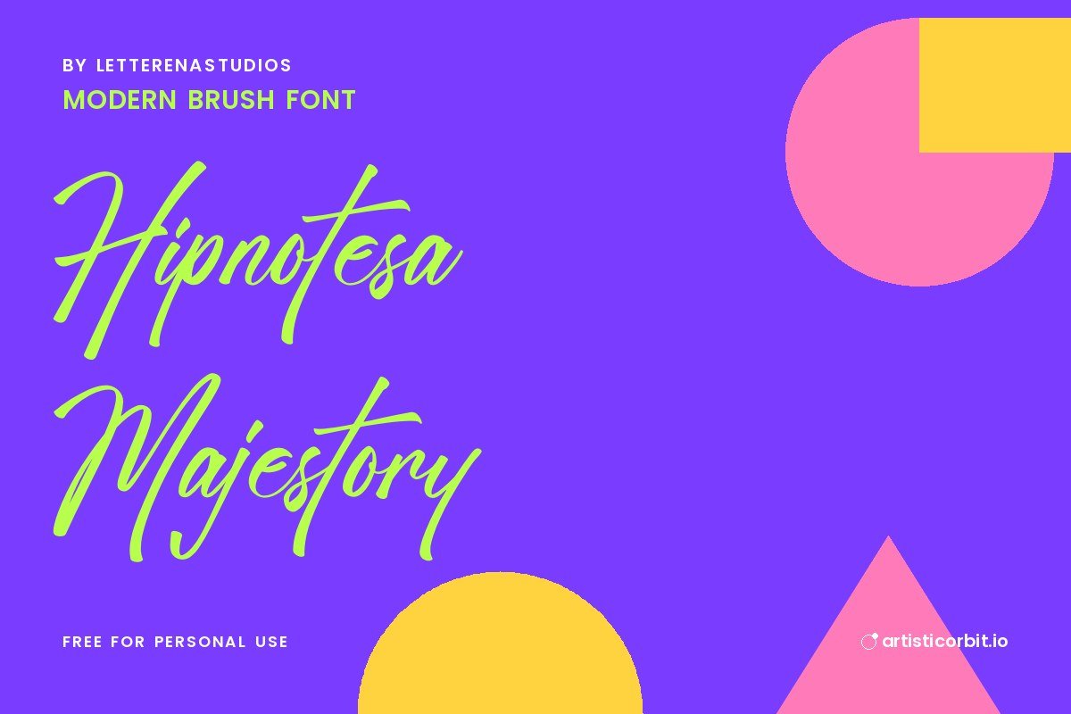 Hipnotesa Majestory font preview