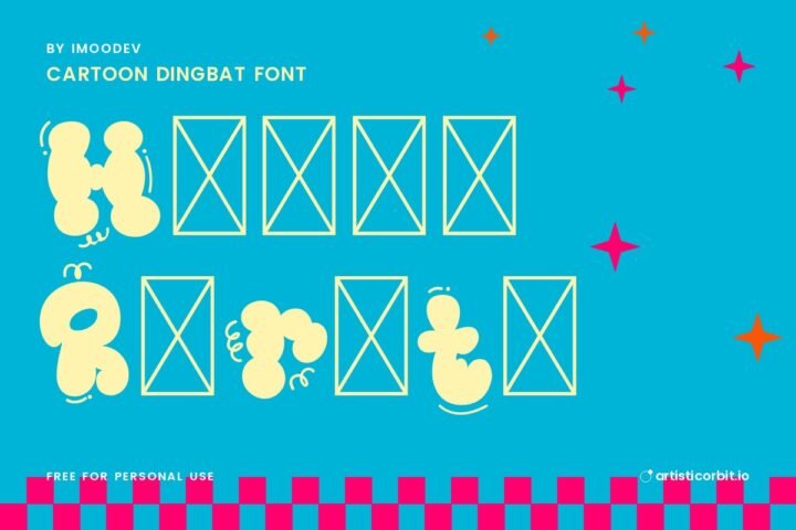 Human Rarity font preview