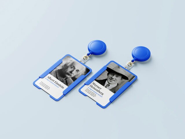 ID Badge Holder Mockup