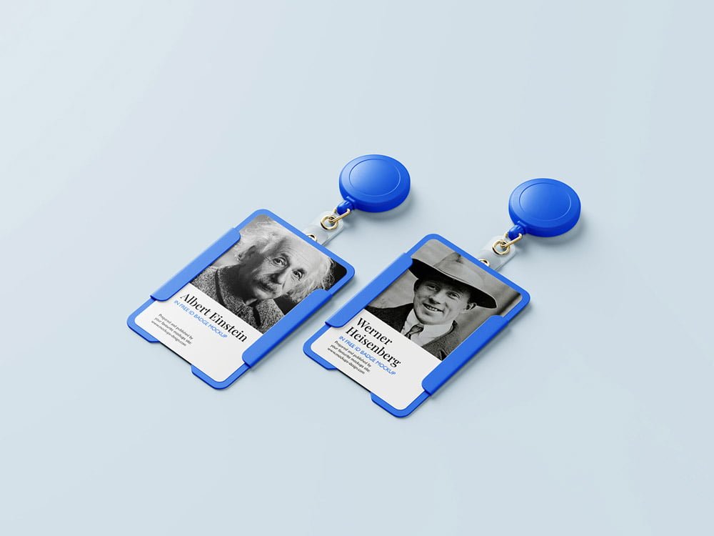 ID Badge Holder Mockup