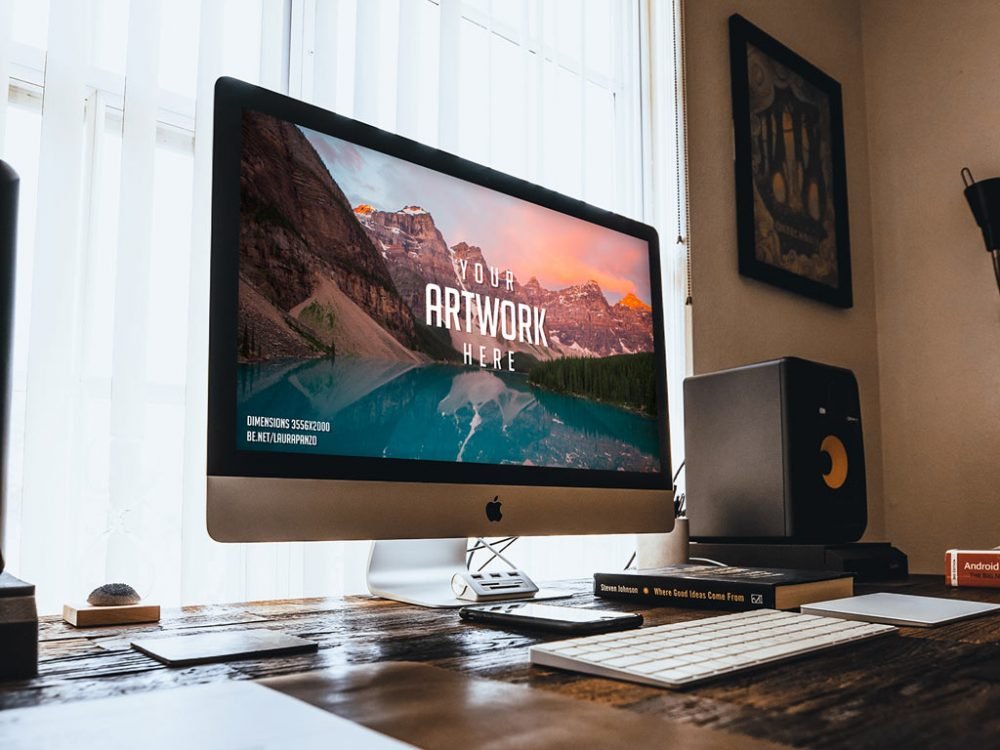 iMac Desktop Mockup