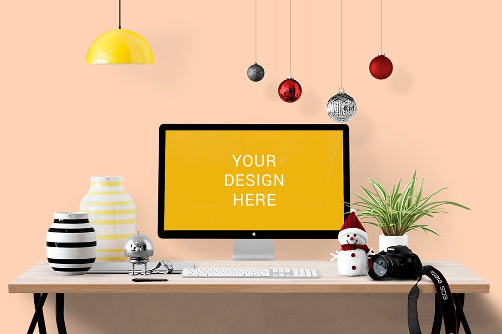 iMac Display Mockup