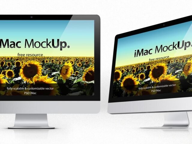 iMac Mockup PSD