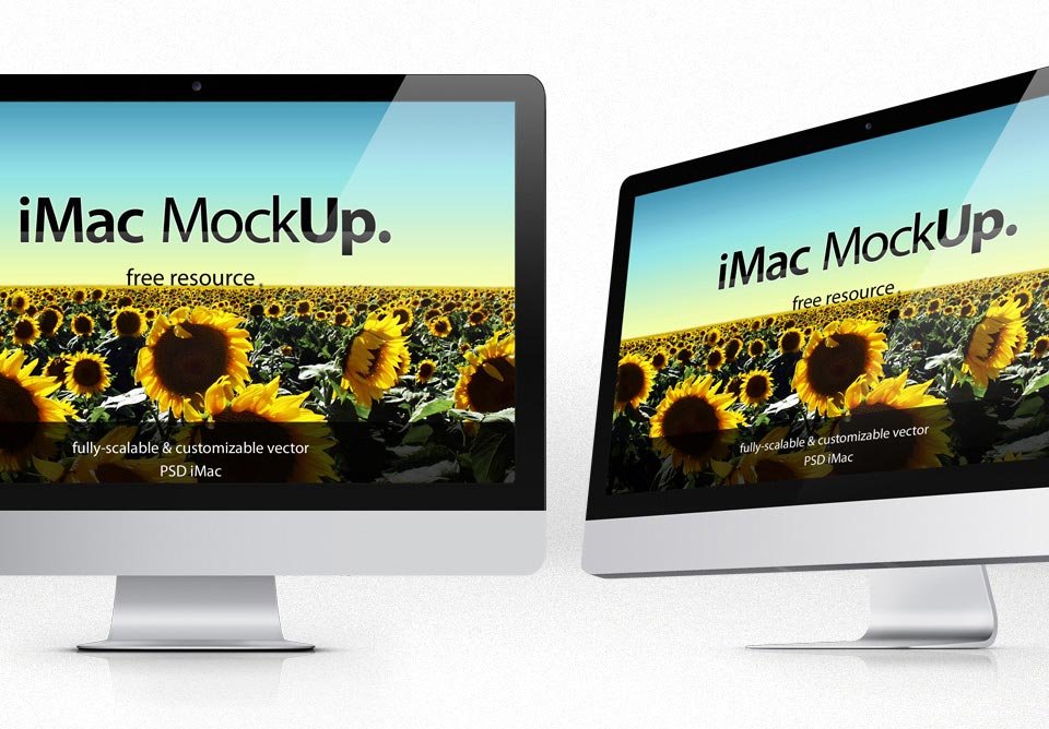 iMac Mockup PSD