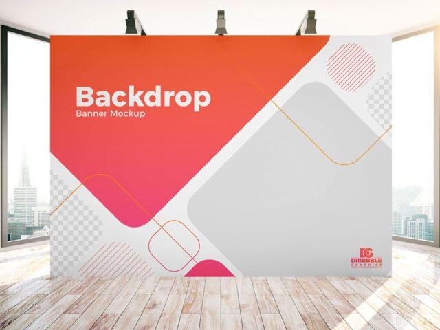 Indoor Backdrop Mockup