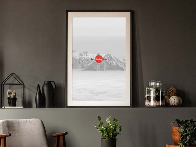 Interior Frame Poster Mockup
