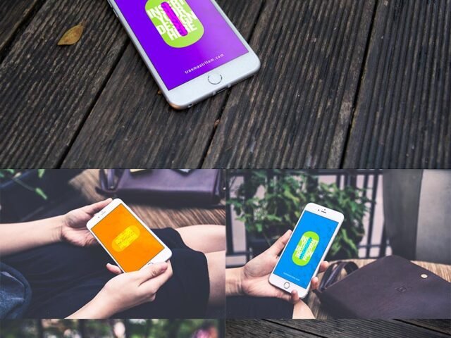 iPhone 6 Mockups Template