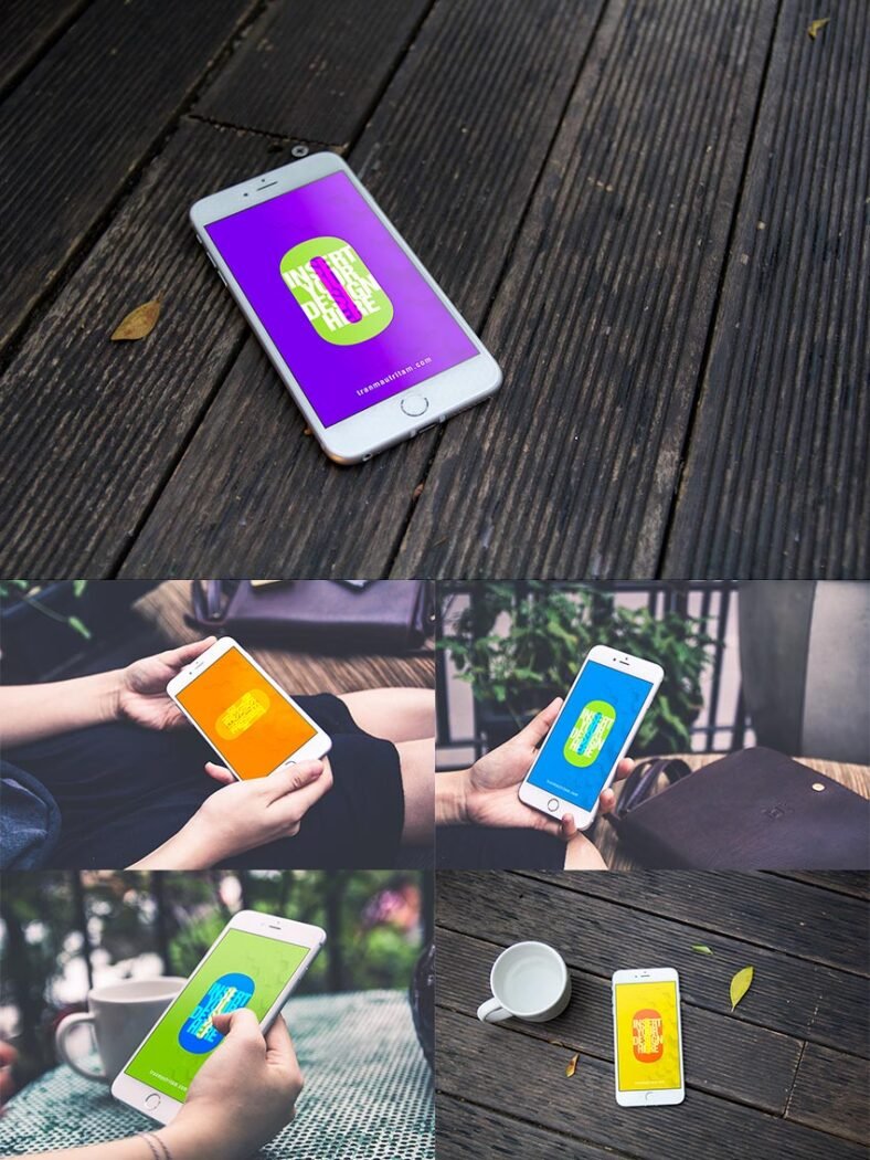 iPhone 6 Mockups Template