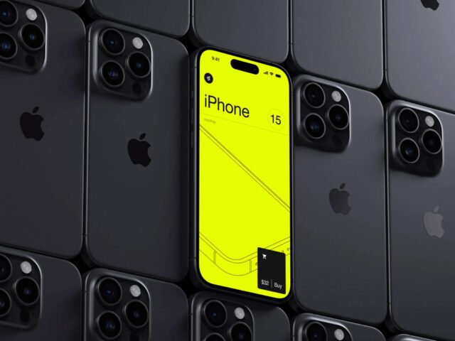 J-iPhone 15 Pro Mockup