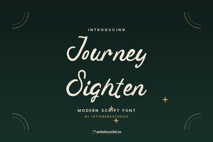 Journey Sighten font preview