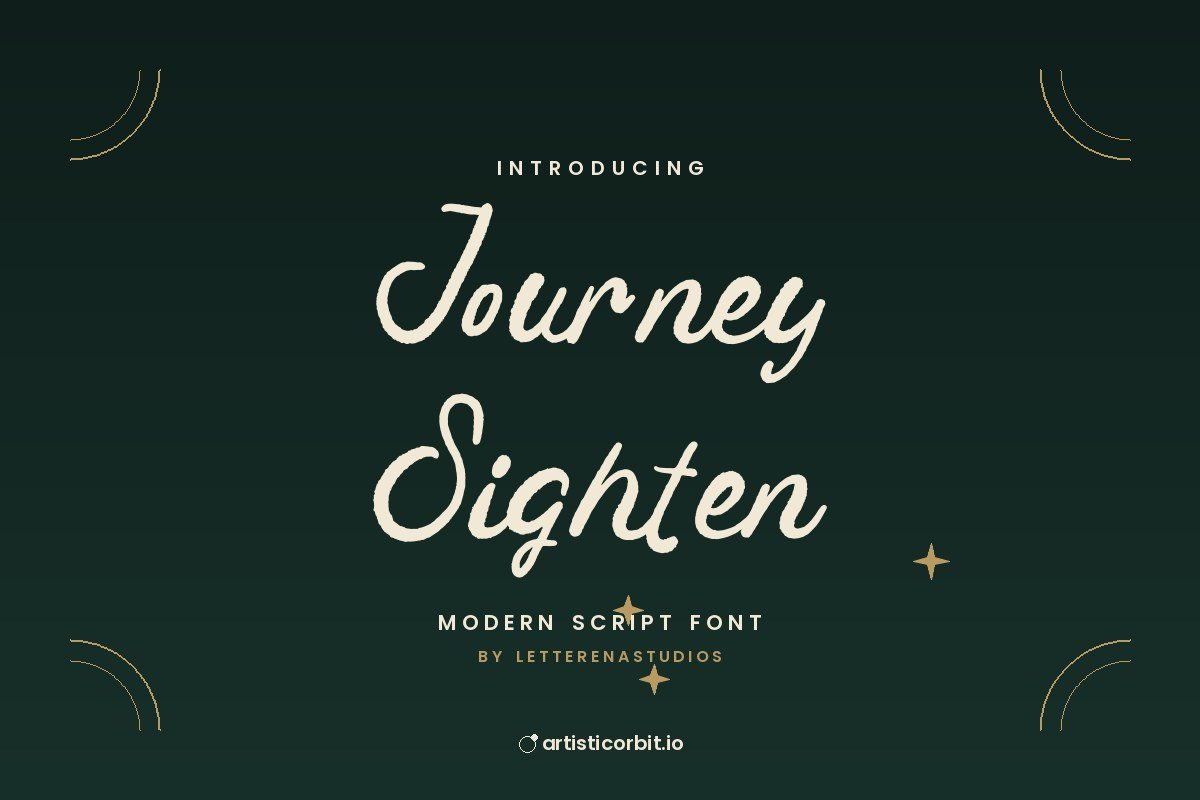 Journey Sighten font preview