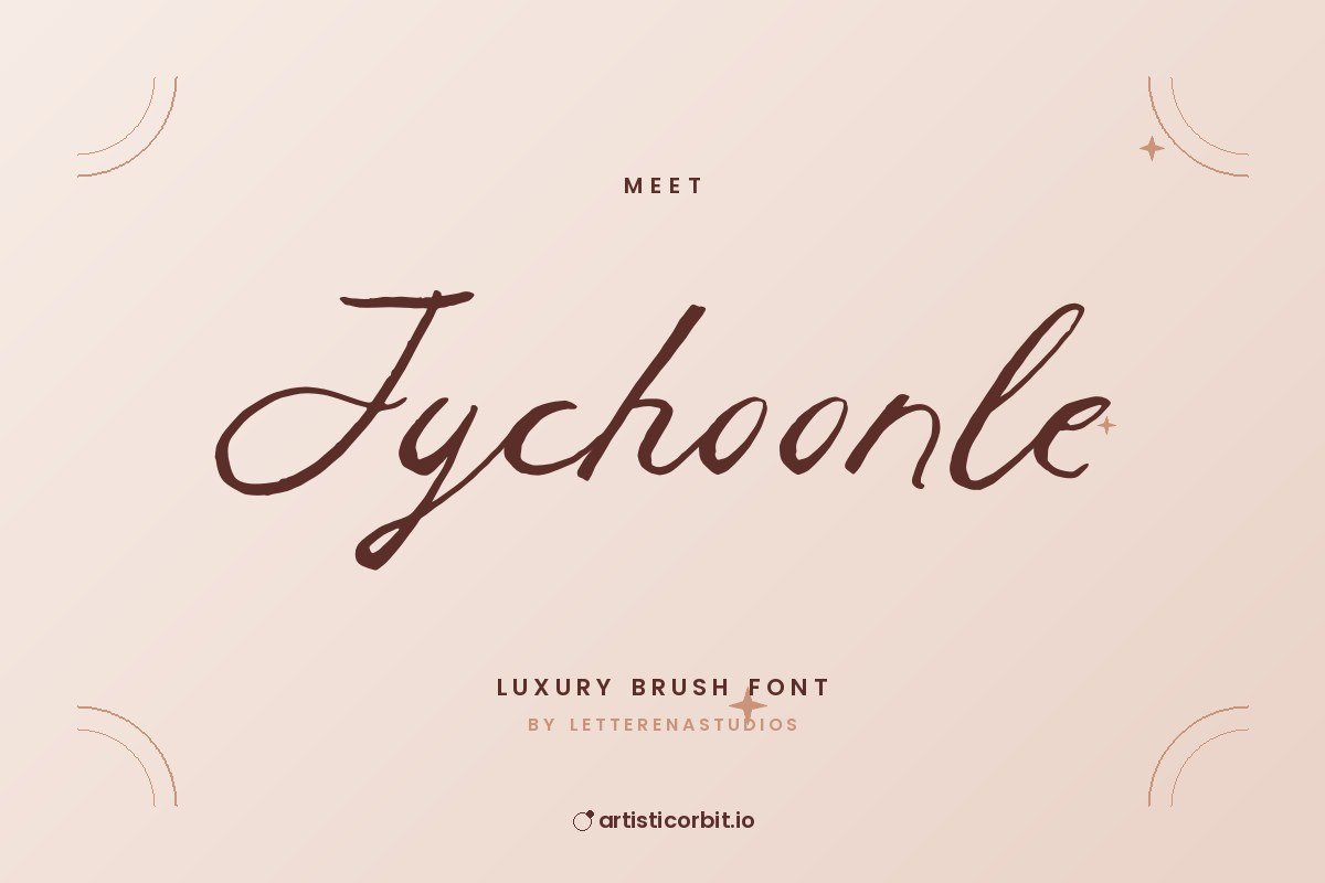 Jychoonle font preview